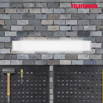 Stropné LED svetlo Maat, dĺžka 60 cm, biela, 840