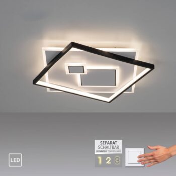 Stropné LED svetlo Mailak 57 x 57 cm