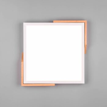 Stropné LED svetlo Meta, 31,5x31,5 cm 3 000K biela