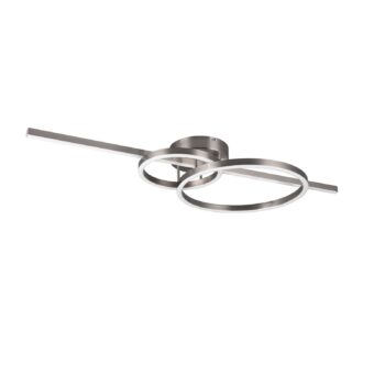 Stropné LED svetlo Montilla 3-pl. remote nikel