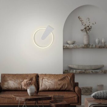 Stropné LED svetlo Nico, 3 000 K, okrúhle, chróm