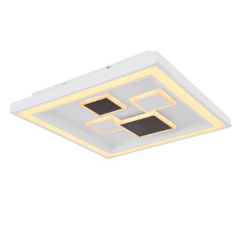 Stropné LED svetlo Nolo hranaté, stmievateľné, CCT