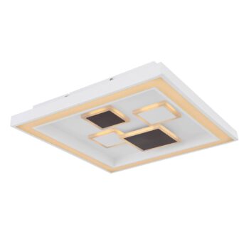 Stropné LED svetlo Nolo hranaté, stmievateľné, CCT