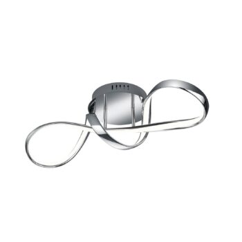 Stropné LED svetlo Perugia stmievač switch, chróm