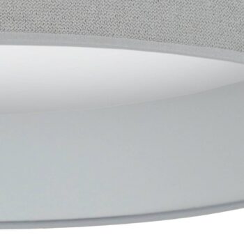 Stropné LED svetlo Plafond, Soro svetlošedá, Ø 45 cm, 3-stupňové stmievateľné