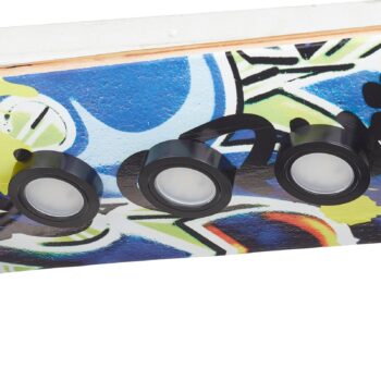 Stropné LED svetlo Skejtbord Easy Cruiser Graffiti