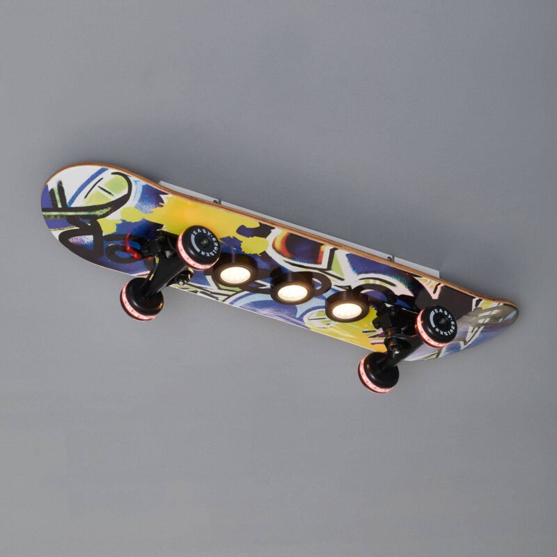 Stropné LED svetlo Skejtbord Easy Cruiser Graffiti Stropné LED svetlo Skejtbord Easy Cruiser Graffiti