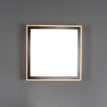 Stropné LED svetlo Solstar hranaté, 33,5 x 33,5 cm