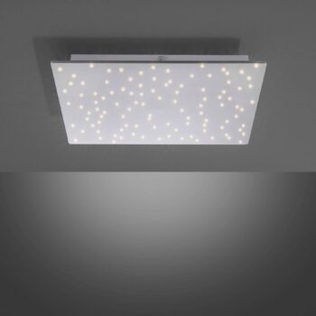 Stropné LED svetlo Sparkle CCT dim oceľ 45 x 45 cm