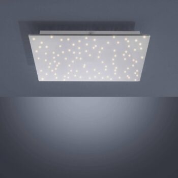 Stropné LED svetlo Sparkle CCT dim oceľ 45 x 45 cm