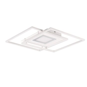 Stropné LED svetlo Via CCT stmieva remote biela