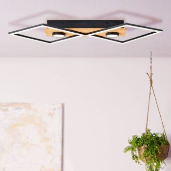 Stropné LED svetlo Woodbridge, 2-plameňové