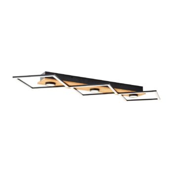Stropné LED svetlo Woodbridge, 3-plameňové