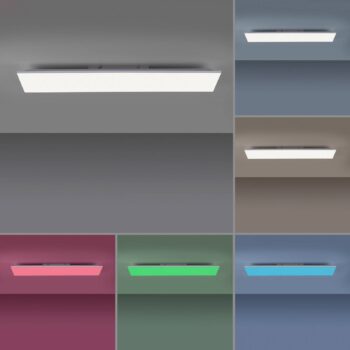 Stropné LED svetlo Yukon 100x25cm, RGB/CCT