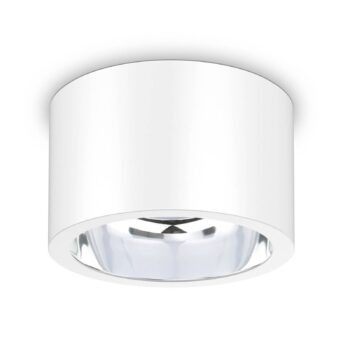 Stropné LED svietidlo ALG54, Ø 21,3 cm biela