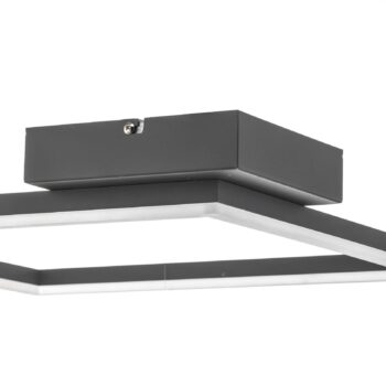 Stropné LED svietidlo Bard 42x42 antracit