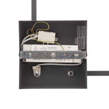 Stropné LED svietidlo Bard 42x42 antracit