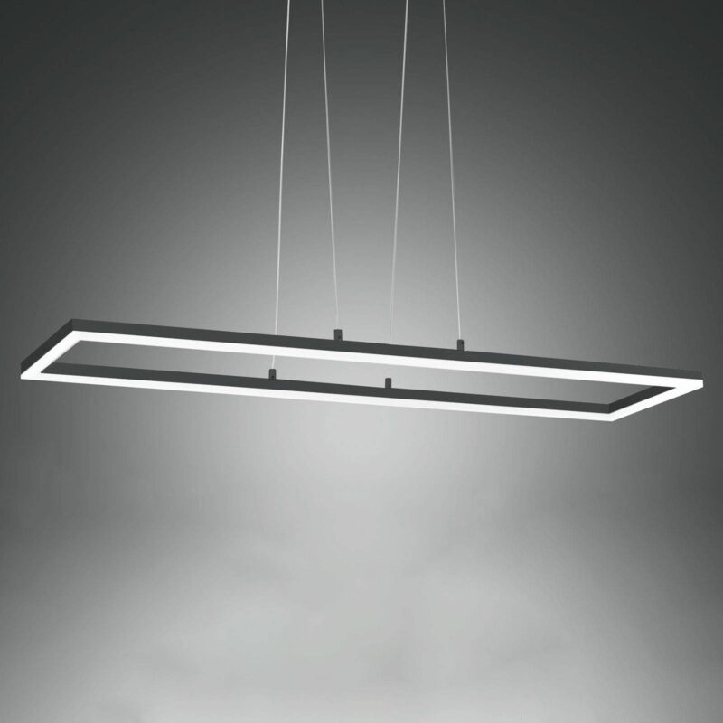 Stropné LED svietidlo Bard 92x32 cm antracit Stropné LED svietidlo Bard 92x32 cm antracit