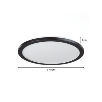 Stropné LED svietidlo Camillus, okrúhle, Ø 40 cm