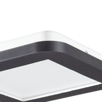 Stropné LED svietidlo Camillus, štvorcové, 17 cm