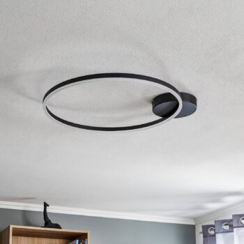 Stropné LED svietidlo Giotto 1-pl., čierne