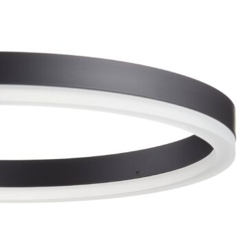 Stropné LED svietidlo Giotto, 2-plameňové, čierne