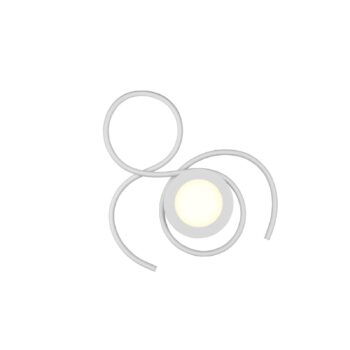 Stropné LED svietidlo Jive, 50 cm, biela matná