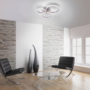 Stropné LED svietidlo Johanna, 3-plameňové