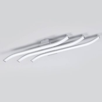 Stropné LED svietidlo Largo 3-pl. 83 cm hliník