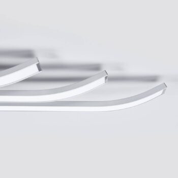 Stropné LED svietidlo Largo 3-pl. 83 cm hliník