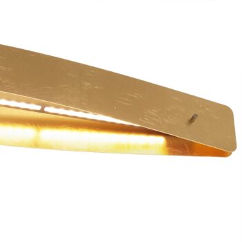 Stropné LED svietidlo Lian úprava lístkový kov