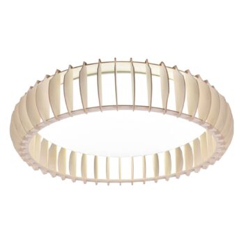 Stropné LED svietidlo Monte, CCT, Ø 60 cm, drevo