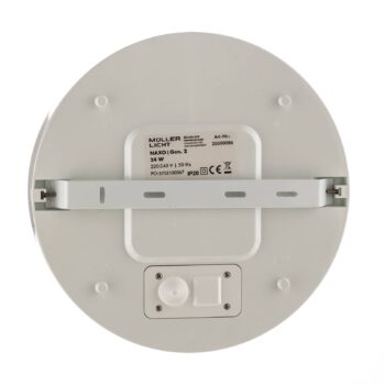 Stropné LED svietidlo Naxo, 3 000 K, IP44