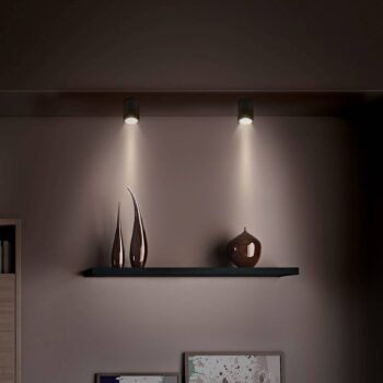 Stropné LED svietidlo Negro do exteriéru