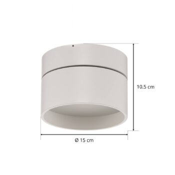 Stropné LED svietidlo Piper, 15 cm