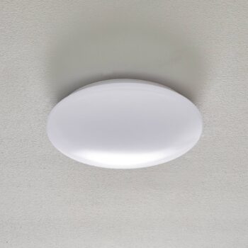 Stropné LED svietidlo Porz IP44 HF snímač, biele