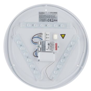 Stropné LED svietidlo Porz IP44 HF snímač, biele