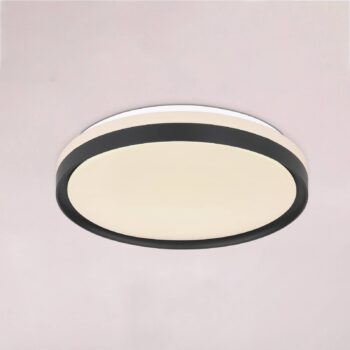 Stropné LED svietidlo Sonny, čierna, CCT, Ø 39 cm