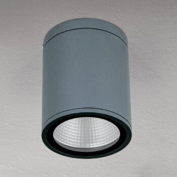 Stropné LED svietidlo Sputnik IP65 Ø 9 cm antracit
