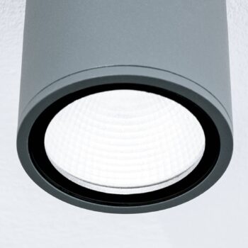 Stropné LED svietidlo Sputnik IP65 Ø 9 cm antracit