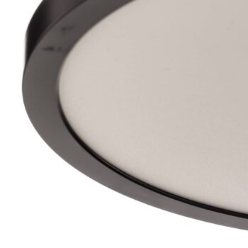 Stropné LED svietidlo Tuco, čierna, Ø 25 cm