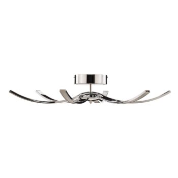 Stropné LED svietidlo Umbra 6-pl. 91 cm chróm