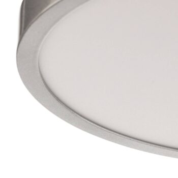 Stropné LED svietidlo Vika okrúhla, titán, Ø 30cm