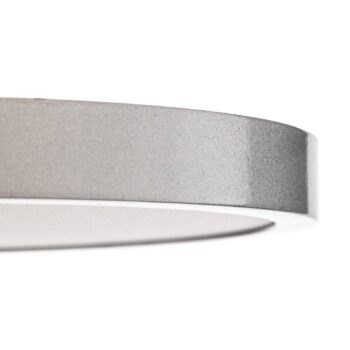 Stropné LED svietidlo Vika okrúhla, titán, Ø 30cm