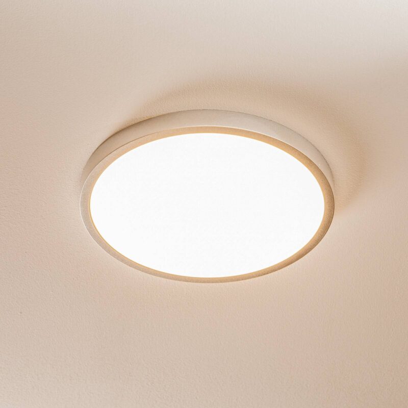 Stropné LED svietidlo Vika okrúhla, titán, Ø 30cm Stropné LED svietidlo Vika okrúhla, titán, Ø 30cm