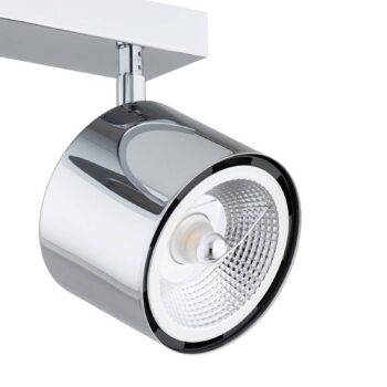 Stropné bodové svetlá Chloe, nastaviteľné, 2-plameňové, oceľ chrómovaná