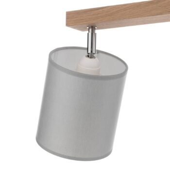 Stropné bodové svetlá Corralee, sivé, 2-plameňové