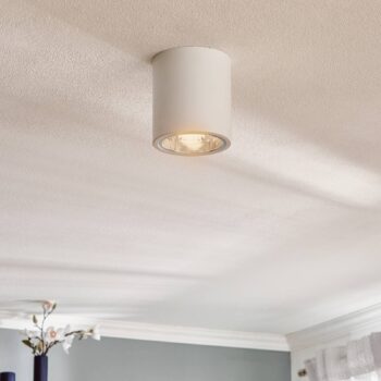 Stropné bodové svetlá Downlight round v bielej farbe, Ø 13,3 cm