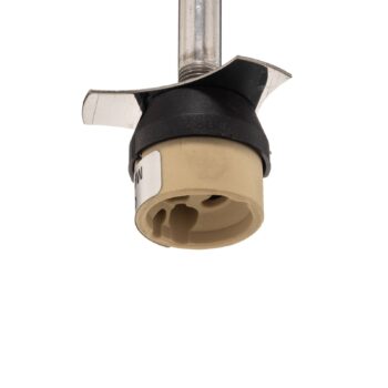 Stropné bodové svetlá Eye, výška 25 cm, mosadz