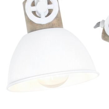 Stropné bodové svetlá Gearwood, 3-plameňové biela